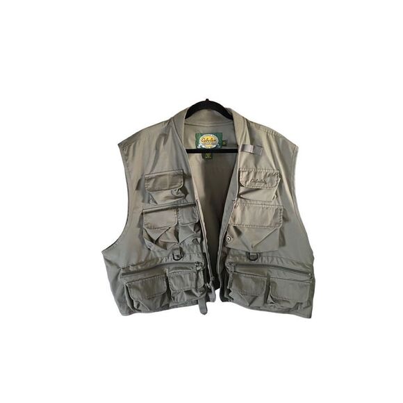 Cabela’s men’s plus size fly fishing outdoor tactical utility vest S/2X - Picture 1 of 7